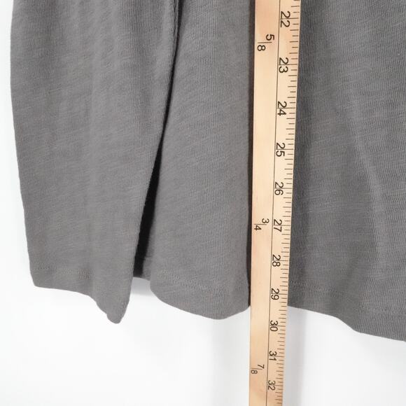 Rye 51 Shirt Mens Large Charcoal Mercer Distressed Long Sleeve Polo Casual - Picture 5 of 14